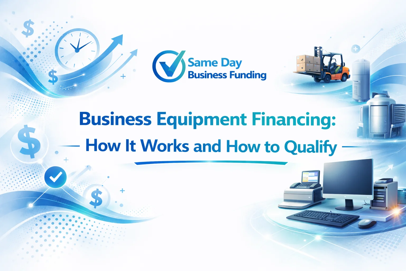 Business equipment financing guide covering how it works and qualification requirements