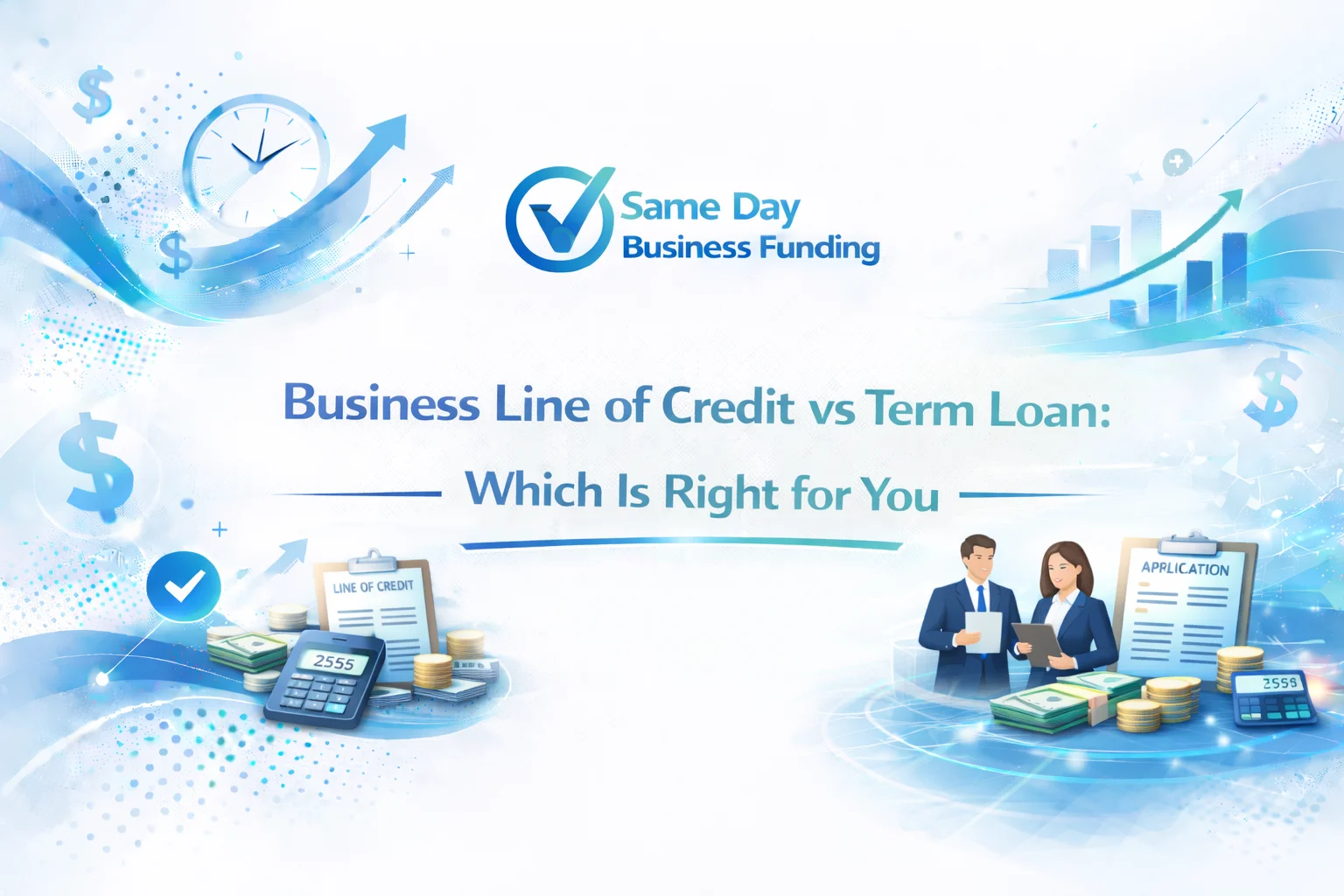 Business line of credit vs term loan comparison of cost speed and repayment
