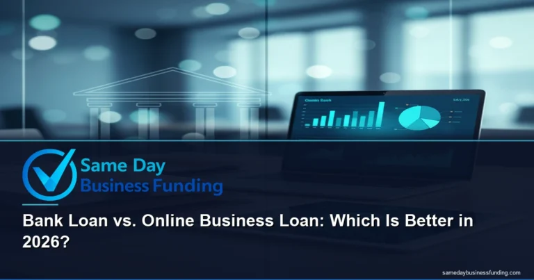 Bank loan vs online business loan comparison guide for small business owners