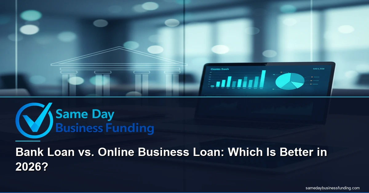 bank loan vs online business loan - comparison guide for small business owners | Same Day Business Funding