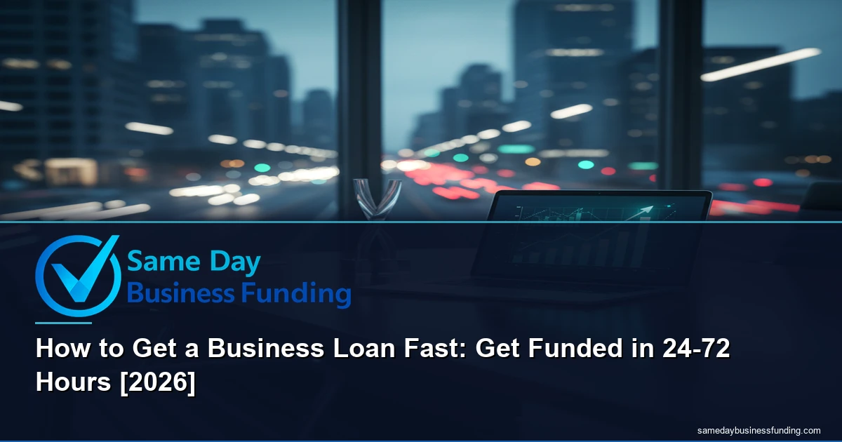 how to get a business loan fast - fast funding options for small business owners | Same Day Business Funding