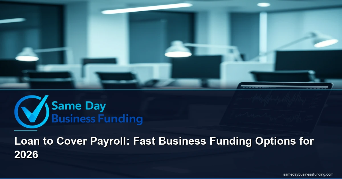 loan to cover payroll - fast business funding options for small businesses | Same Day Business Funding
