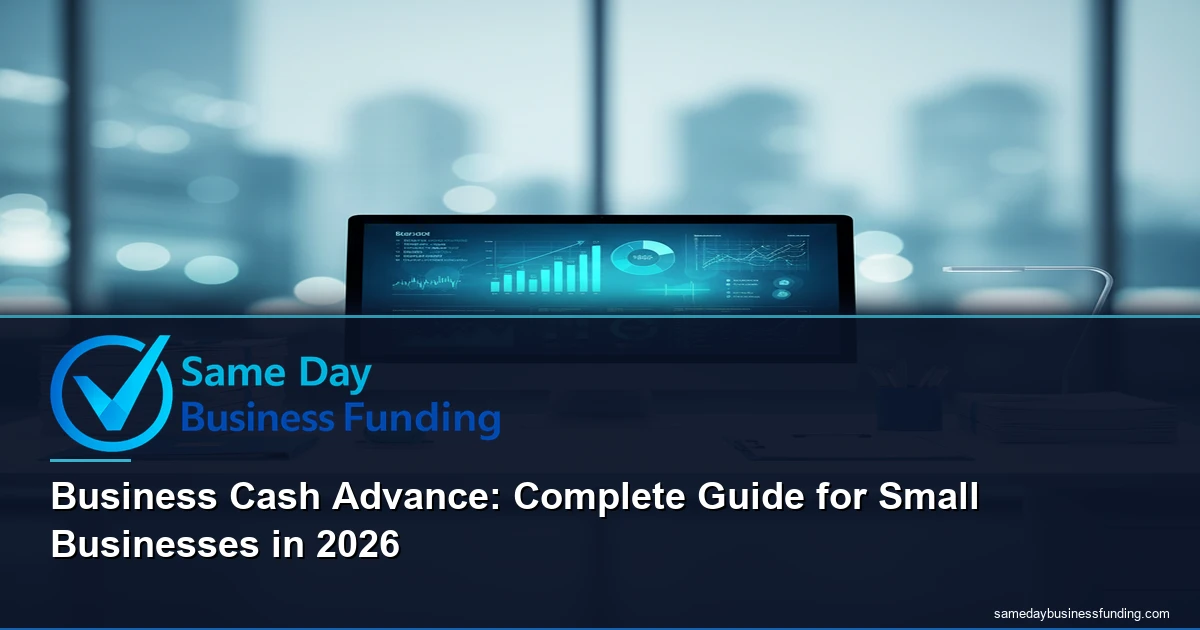 business cash advance - complete guide for small business owners | Same Day Business Funding