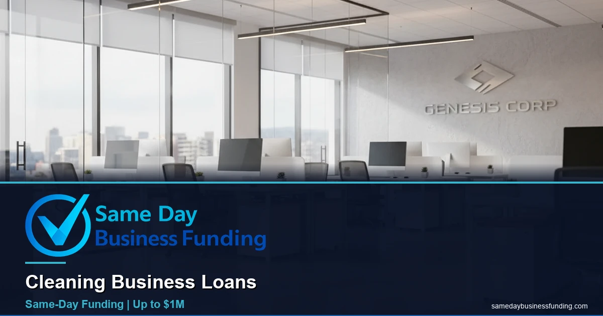 Cleaning business owner approved for same day business funding with Same Day Business Funding