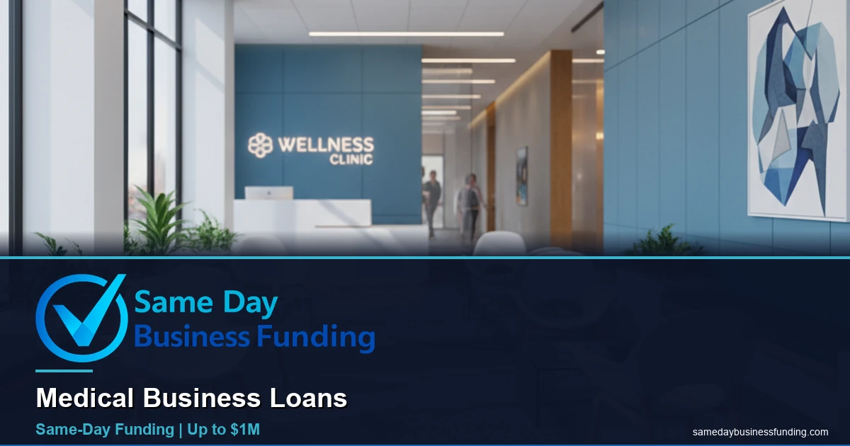 Medical practice owner approved for same day business funding with Same Day Business Funding