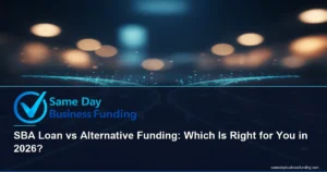 SBA loan vs alternative funding comparison guide 2026 | Same Day Business Funding
