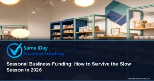 seasonal business funding - best options to survive slow season | Same Day Business Funding