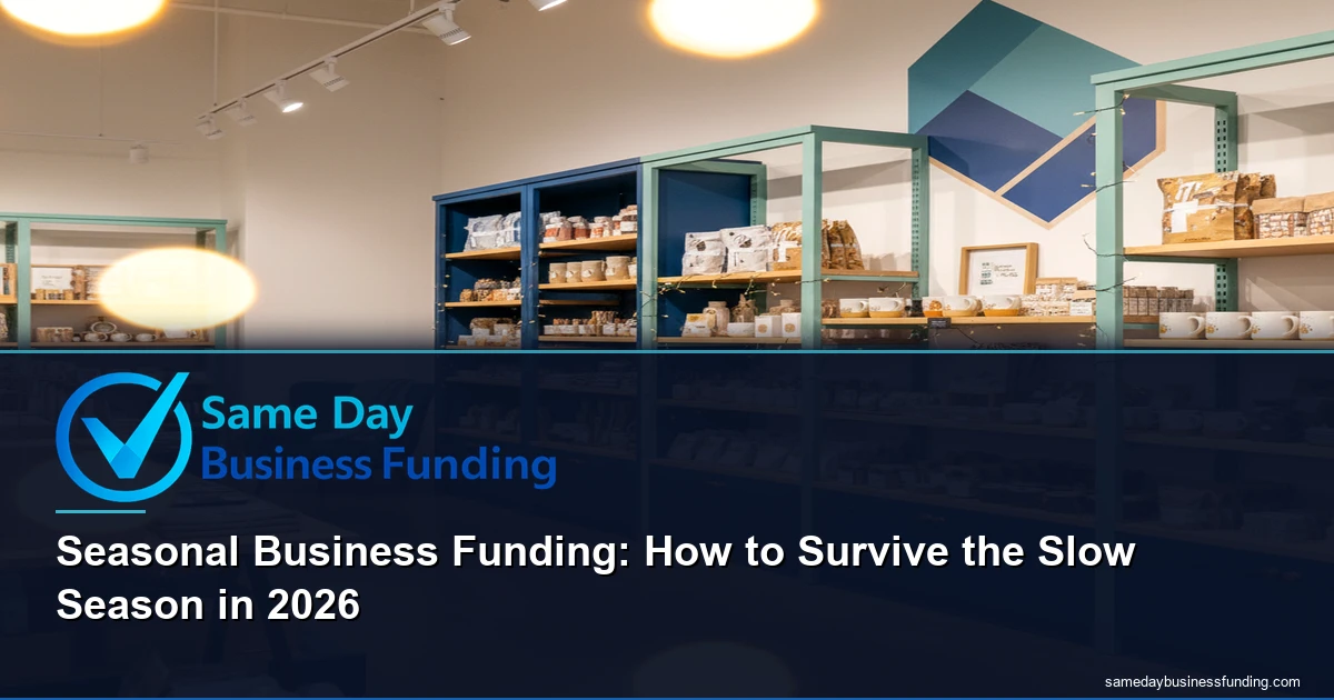 seasonal business funding - best options to survive slow season | Same Day Business Funding