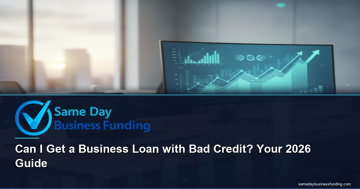 can I get a business loan with bad credit - 6 funding options for low credit scores | Same Day Business Funding