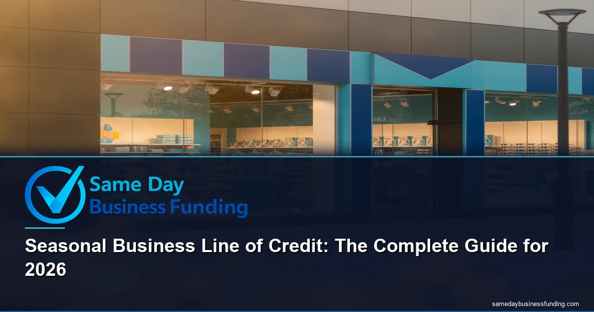seasonal business line of credit - flexible funding for seasonal businesses | Same Day Business Funding